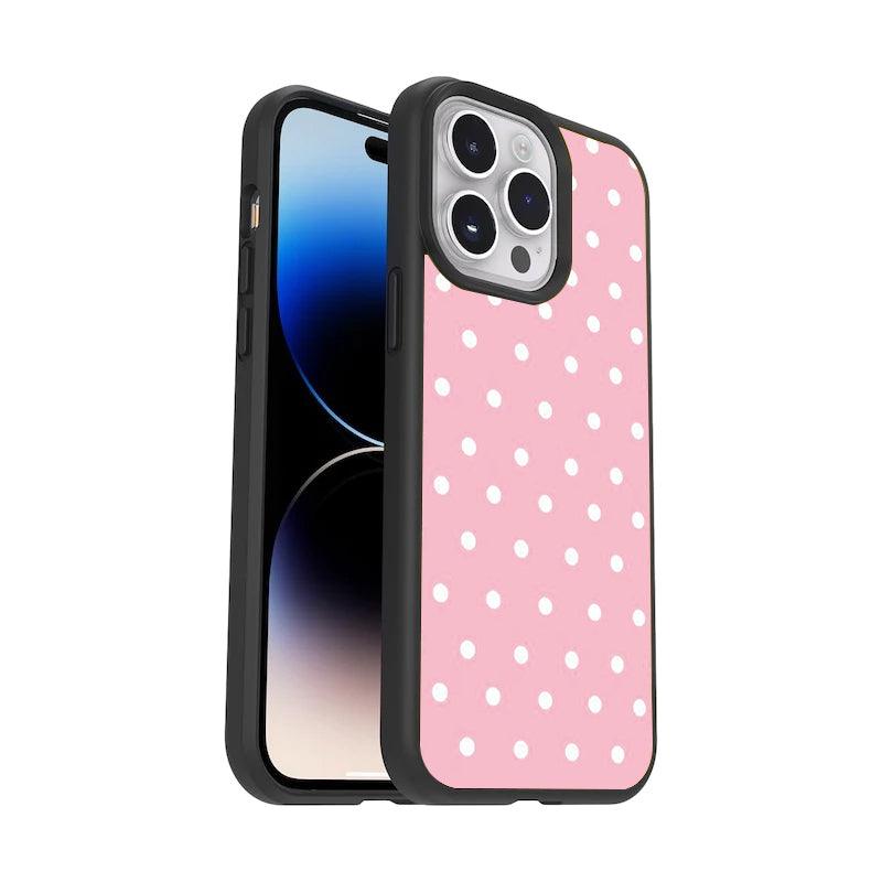 Pollaka Dot Glossy Metal Case Cover For iPhone - ShopOnCliQ