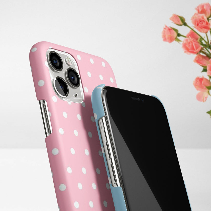 Pollaka Dot Design Slim Phone Case CoverColor Pink For Vivo