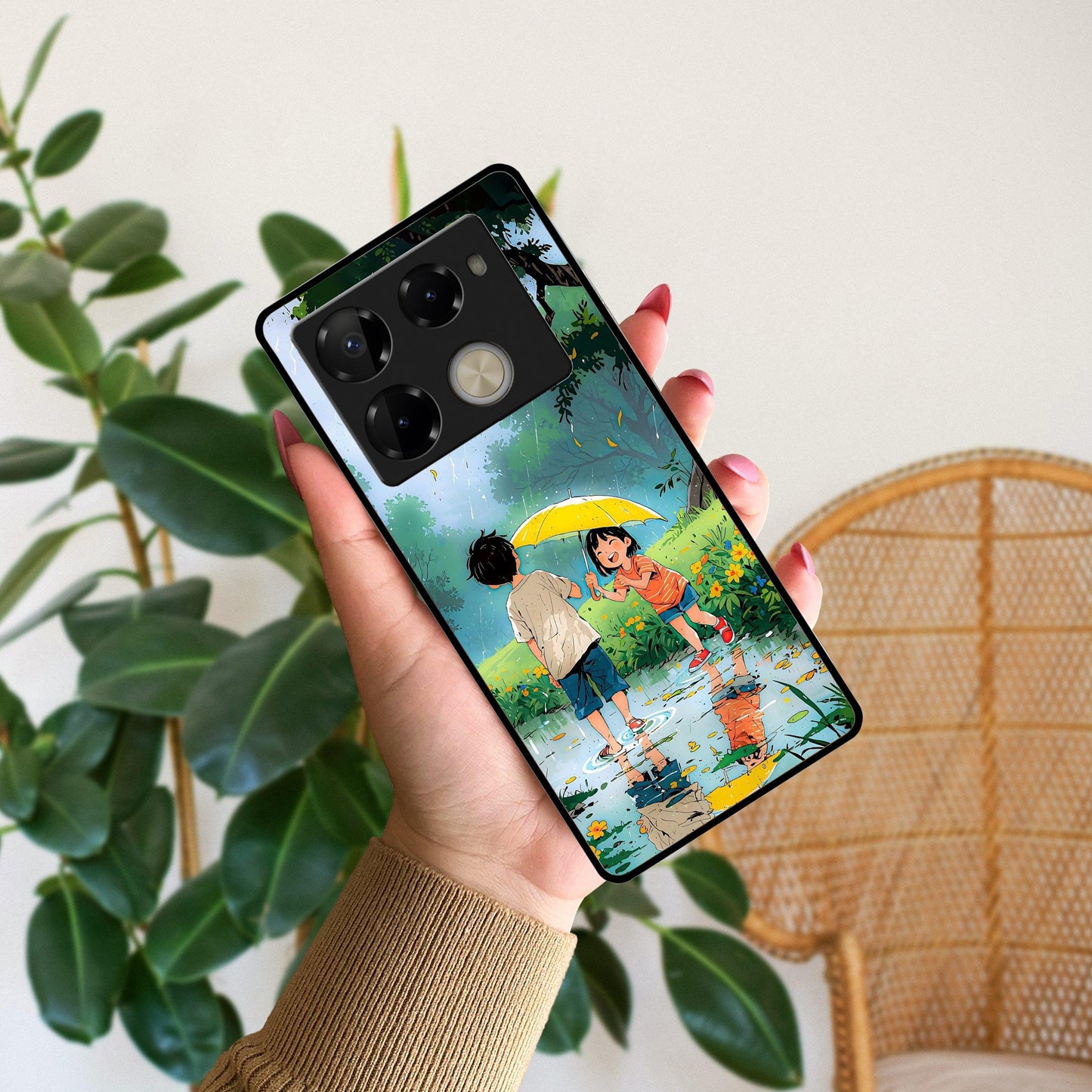 Raindrop Moments Glossy Metal Case Cover For Infinix - ShopOnCliQ