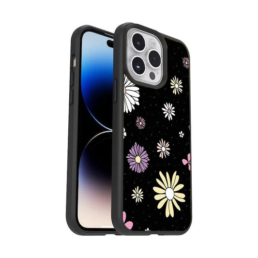 Seamless Floral Glossy Metal Case Cover For Infinix - ShopOnCliQ