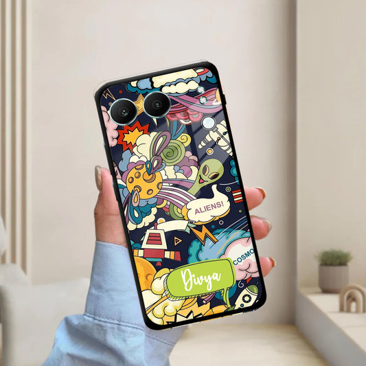 Space Glossy Metal Case Cover For OnePlus - ShopOnCliQ