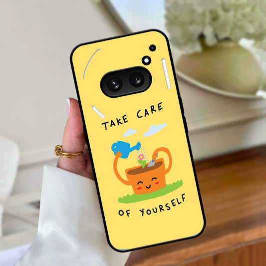 Take Care Glossy Metal Case Cover For Nothing - ShopOnCliQ