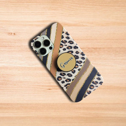 The Leopard Marble Phone Cover Case For Oppo