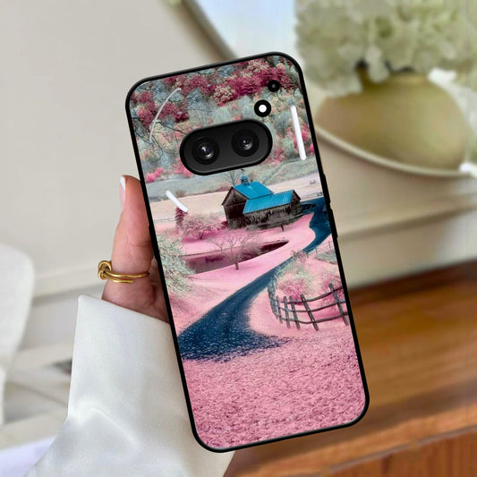 Village Scenery Glossy Metal Case Cover For Nothing - ShopOnCliQ