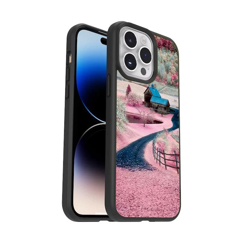 Village Scenery Glossy Metal Case Cover For Vivo - ShopOnCliQ