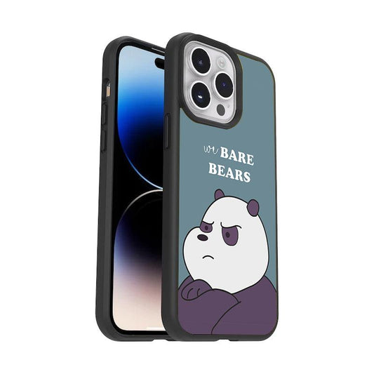 We Bare Bears Blue Glossy Metal Case Cover For iPhone - ShopOnCliQ