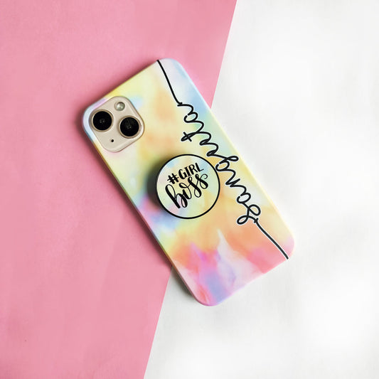 Customized Name Rainbow Design Phone Case Cover Rainbow 3 For Oppo