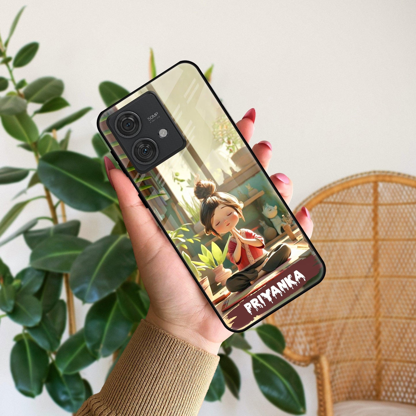 Yoga Glossy Metal Case Cover For Motorola