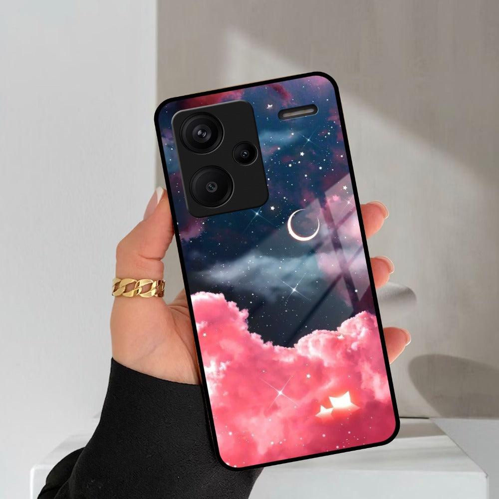 Aesthetic Cloud Glass Case Cover For Redmi 12 4G - ShopOnCliQ