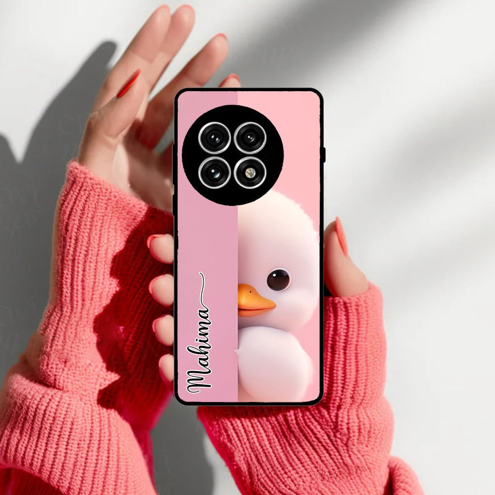 Baby Duck Glossy Metal Case Cover For OnePlus