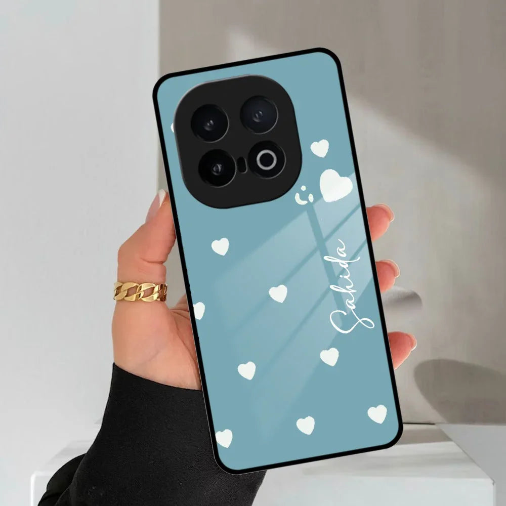 Be Loved Customized Glass Case Cover Sky Blue For iQOO - ShopOnCliQ