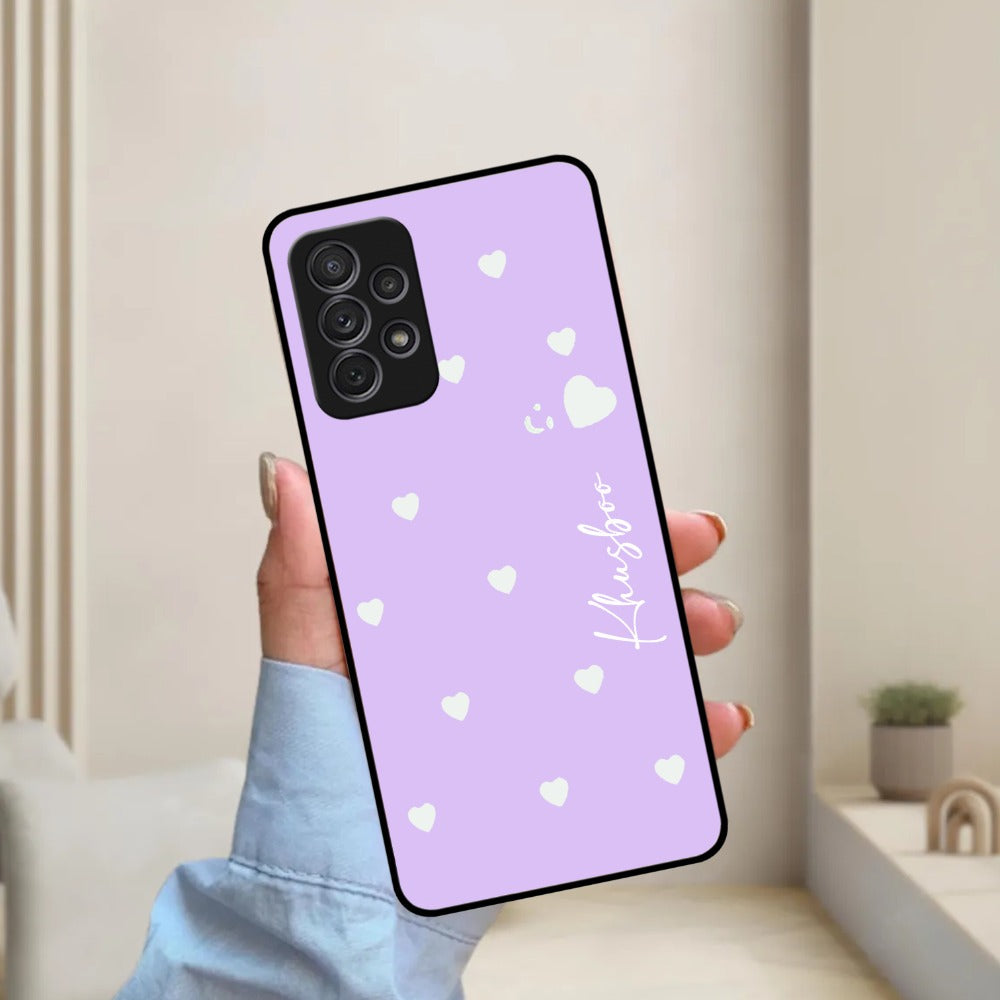 Be Loved Glossy Customized Metal Case Cover Purple For Samsung