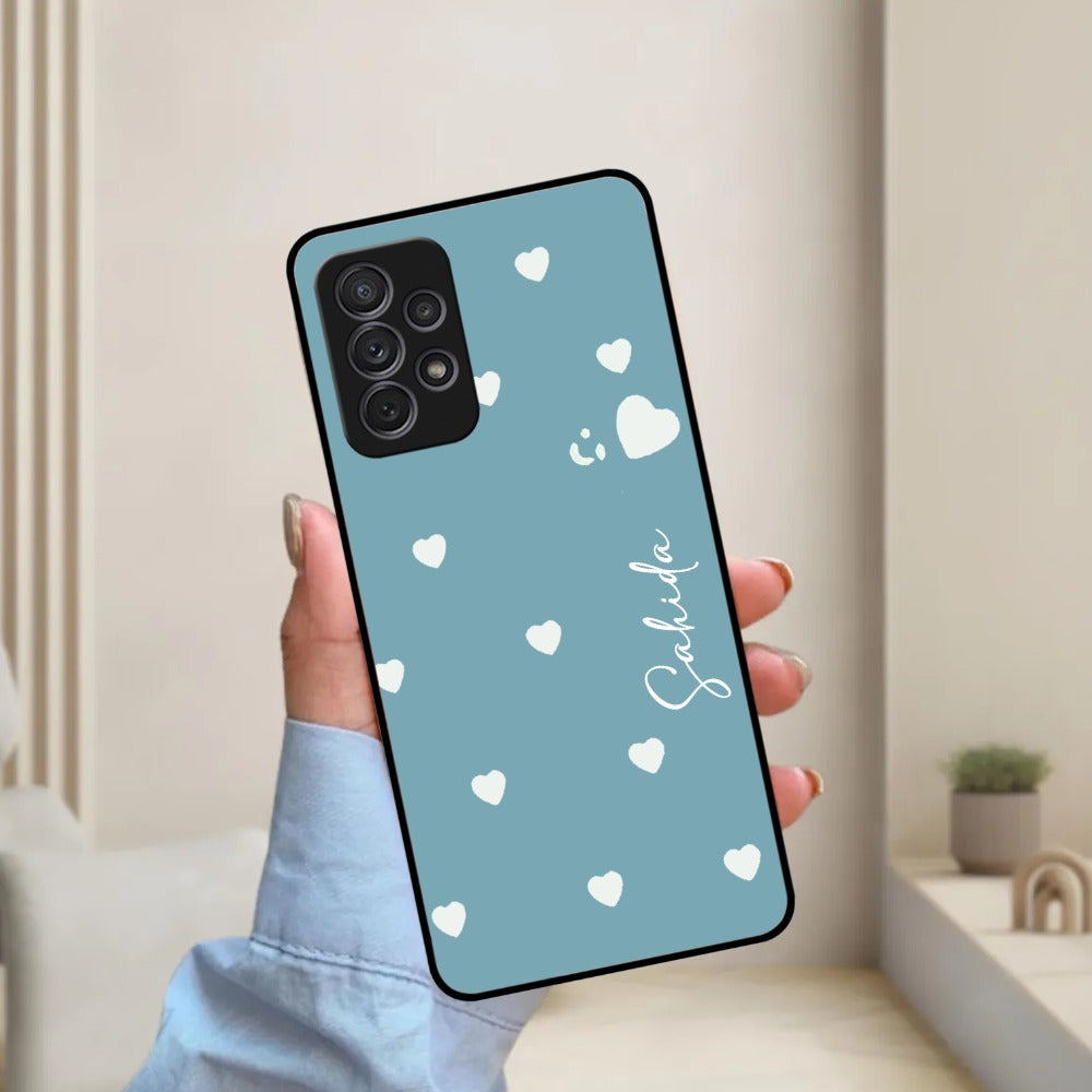 Be Loved Glossy Customized Metal Case Cover Sky Blue For Samsung