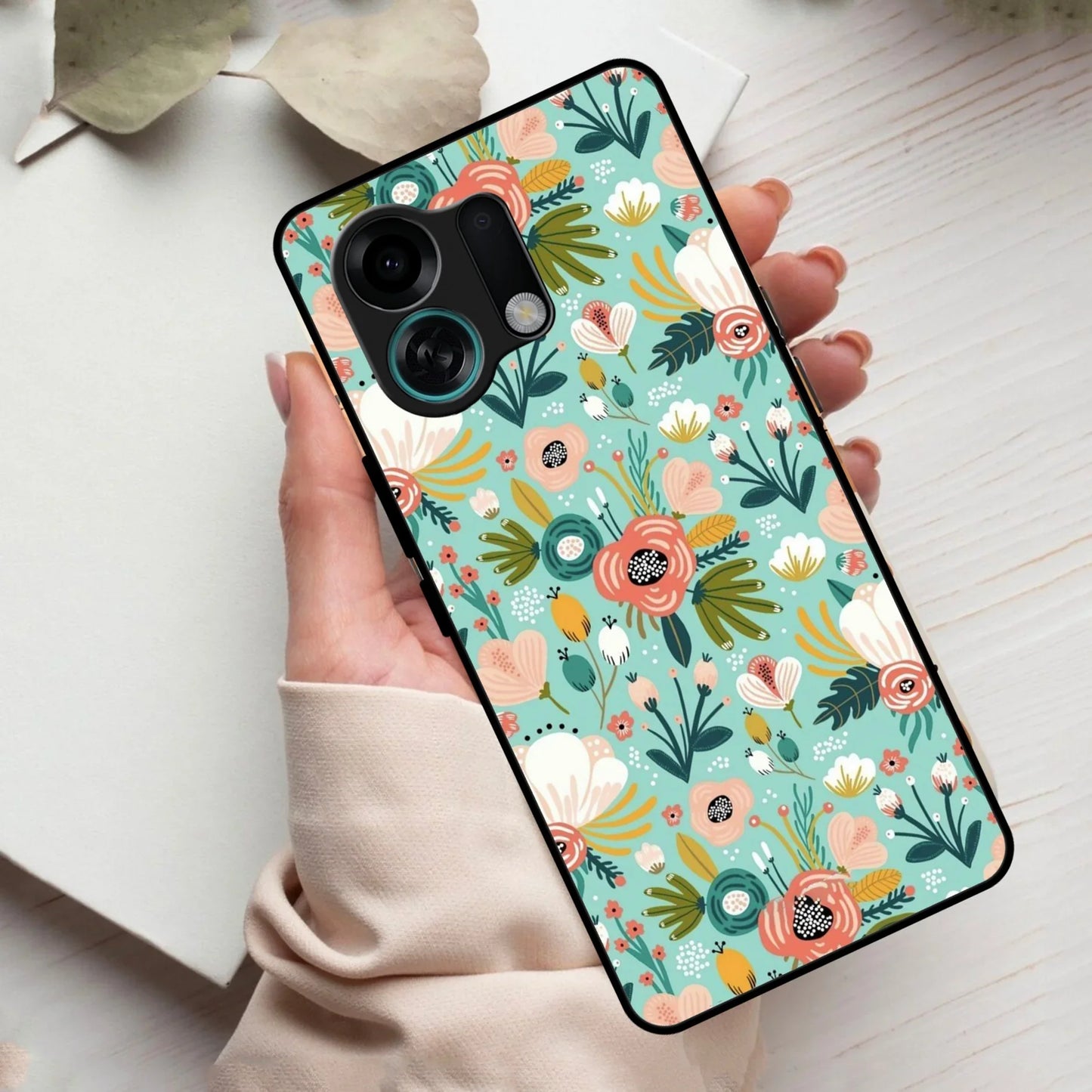Bloom Carnival Glass Case Cover For Oppo - ShopOnCliQ