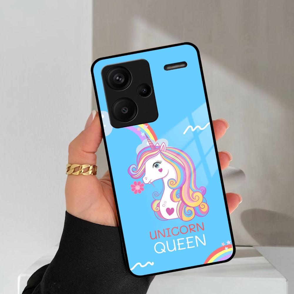 Blue Unicorn Queen Glass Phone Case For Redmi 12 4G - ShopOnCliQ