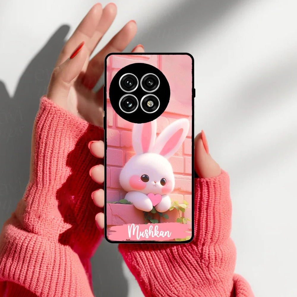 Bunny Glossy Metal Case Cover For OnePlus