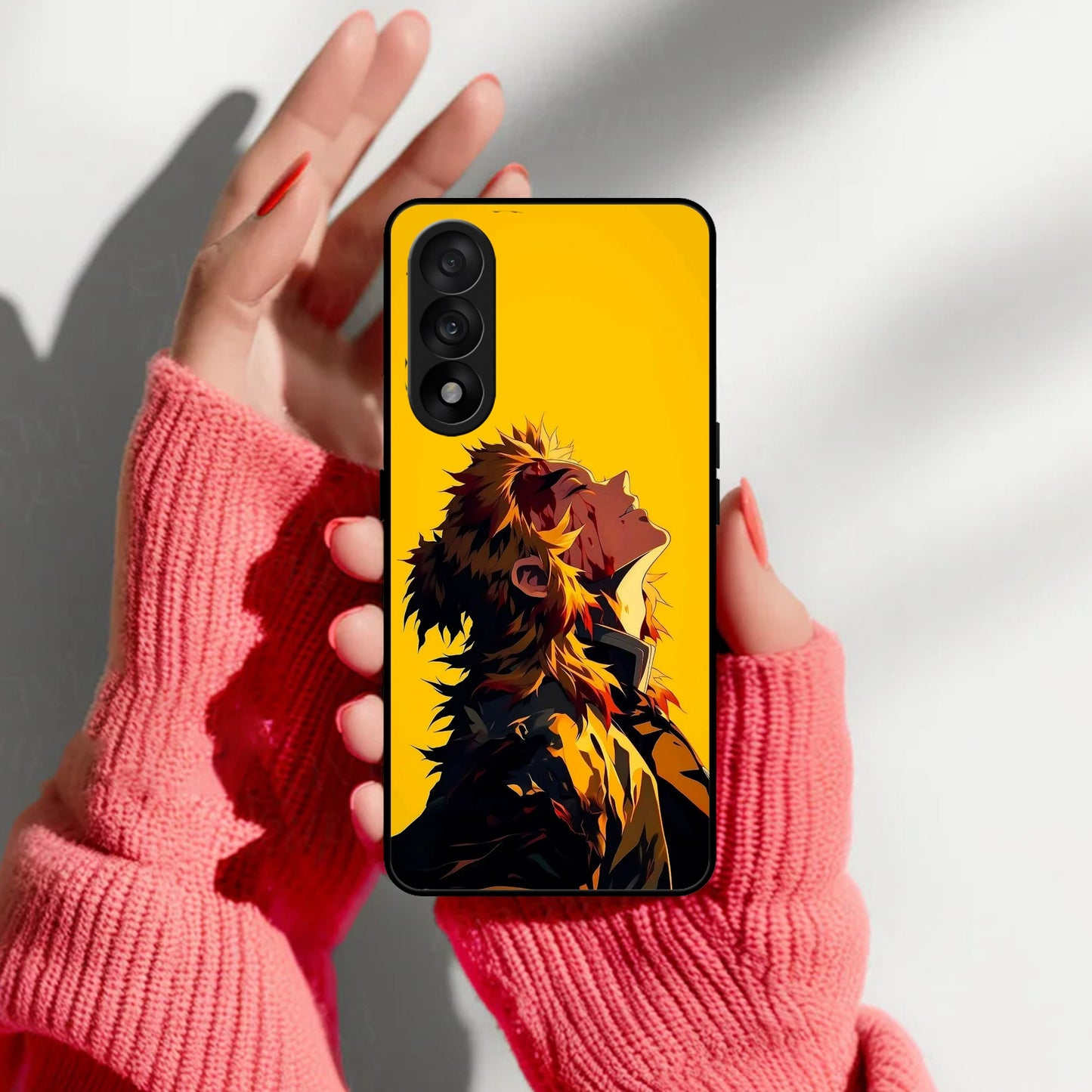 Burning Heart Glass Case Cover For OnePlus