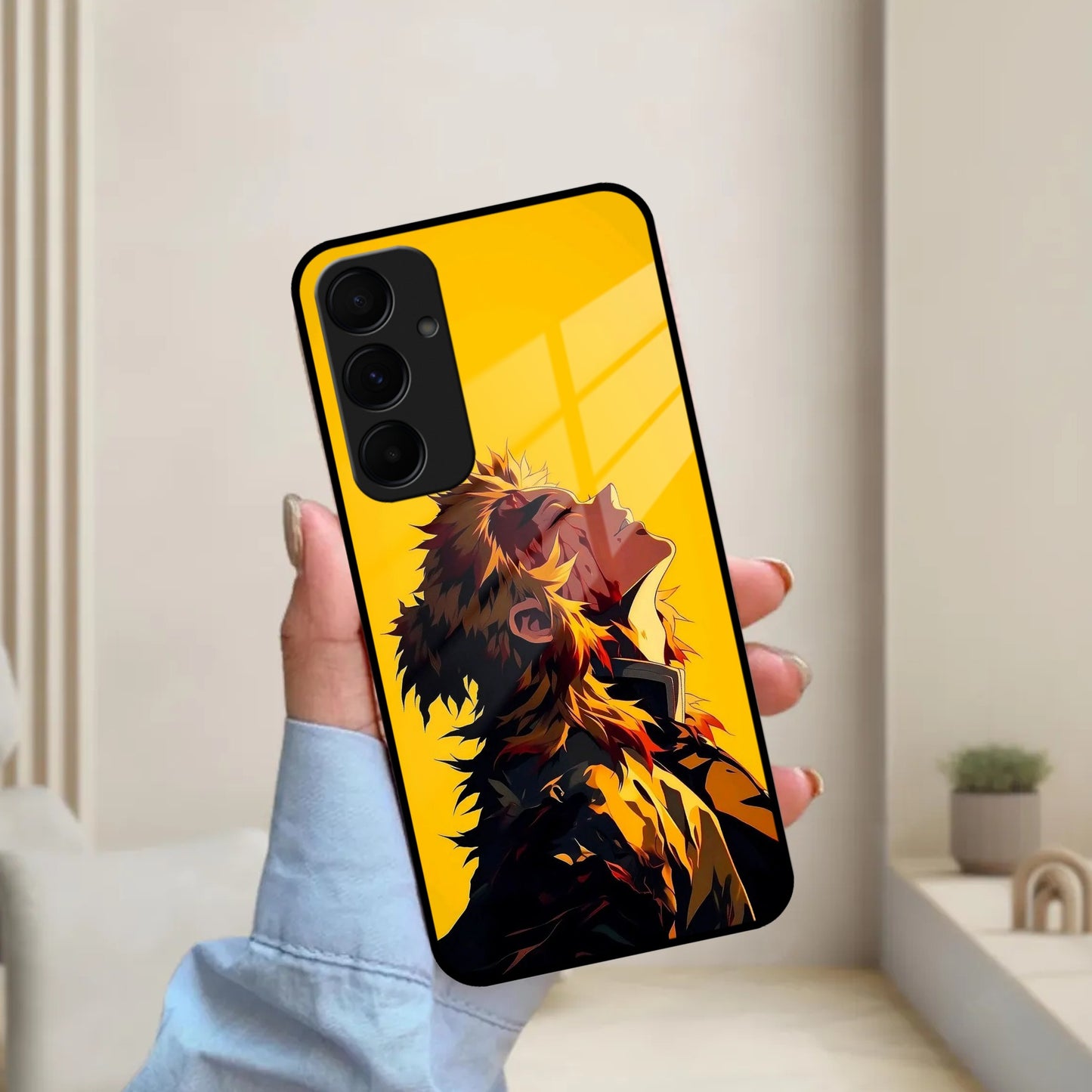 Burning Heart Glass Case Cover For Samsung