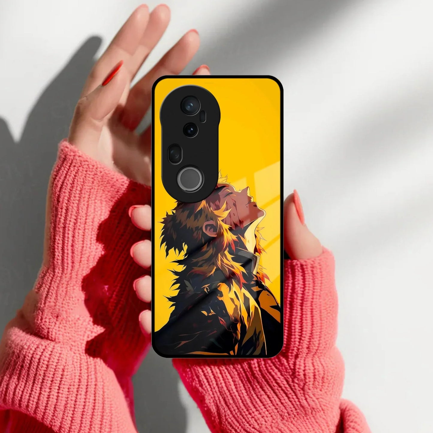 Burning Heart Glass Case Cover For Vivo - ShopOnCliQ