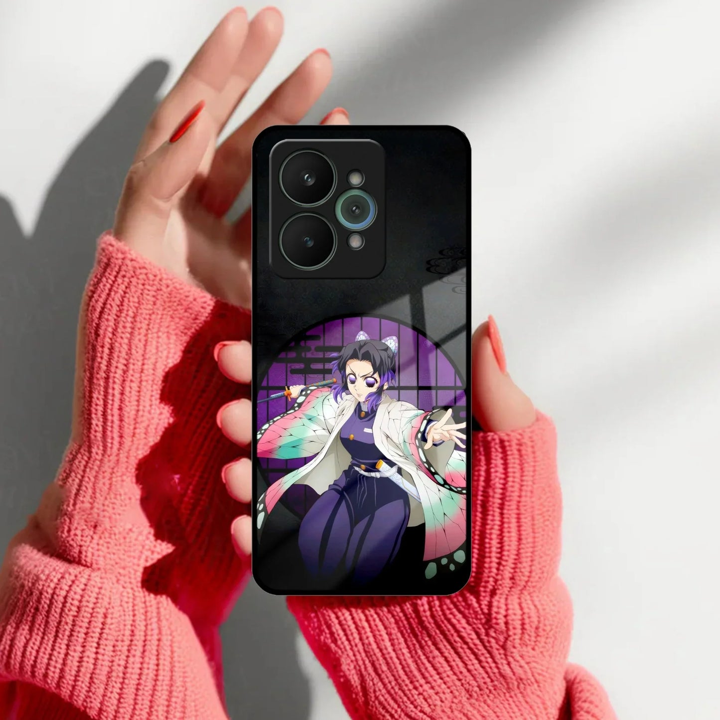 Butterfly Blade Glass Case Cover For Realme - ShopOnCliQ