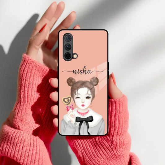 Candy Wink Customize Glass Case Cover For Oneplus