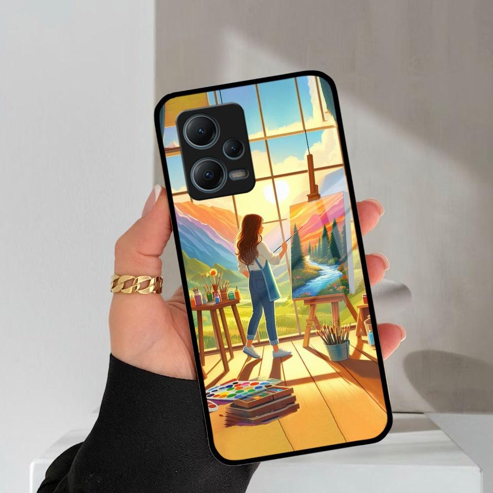 Canvas of Dreams Glass Case Cover For Poco