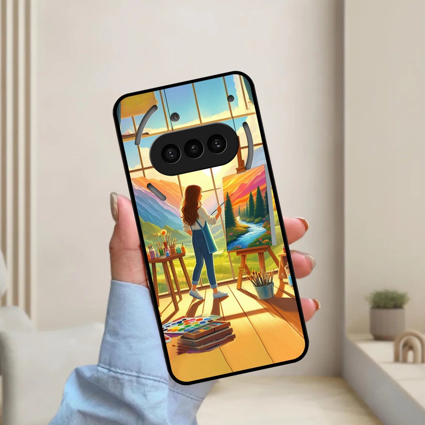 Canvas of Dreams Glossy Metal Case Cover For Nothing