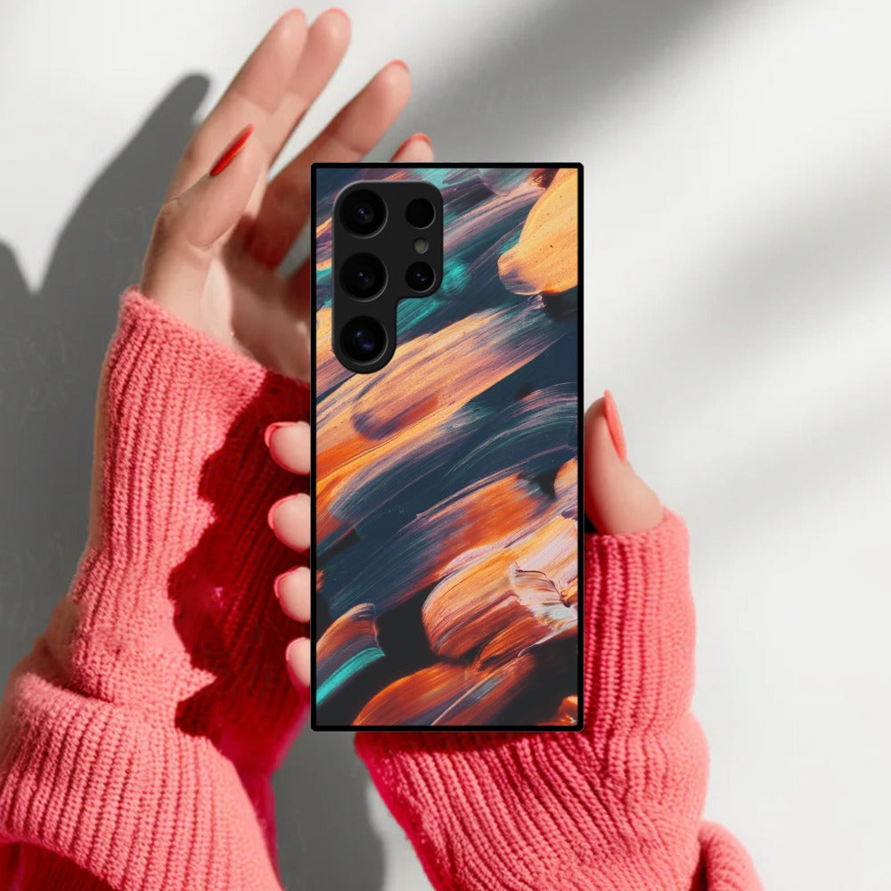 Canvas Print Glossy Metal Case Cover V2 For Samsung