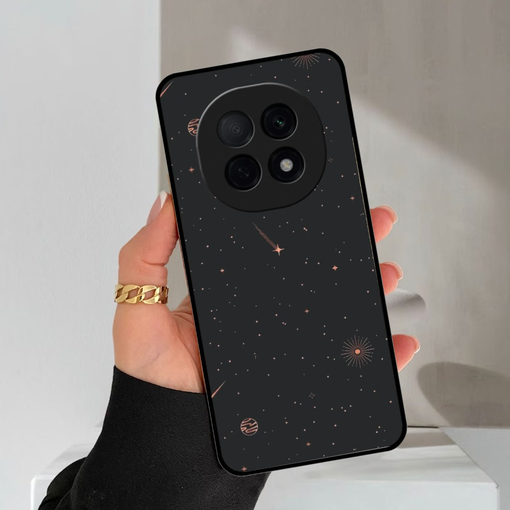 Celestial Design Glossy Metal Case Cover For Oppo