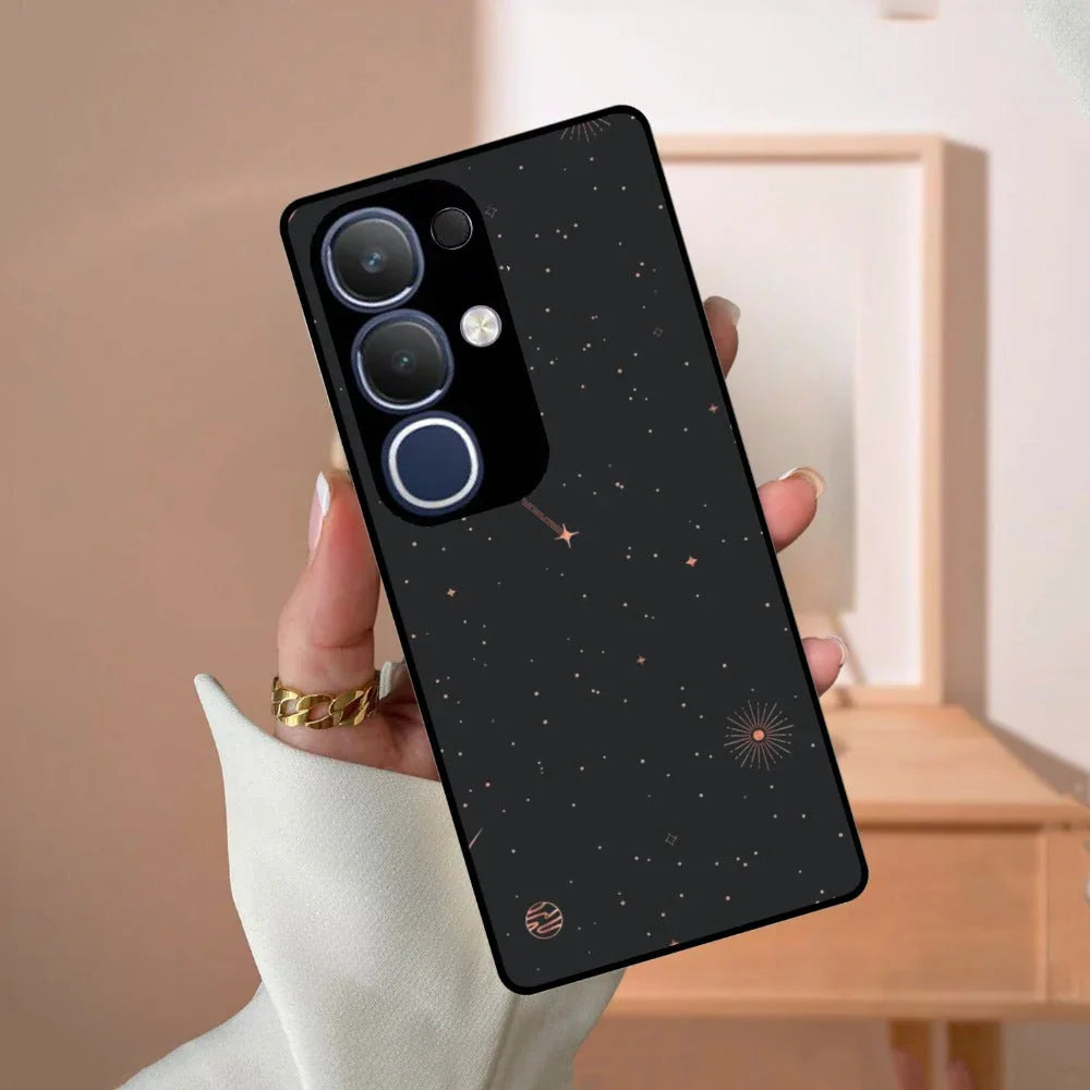 Celestial Design Glossy Metal Case Cover For Vivo - ShopOnCliQ