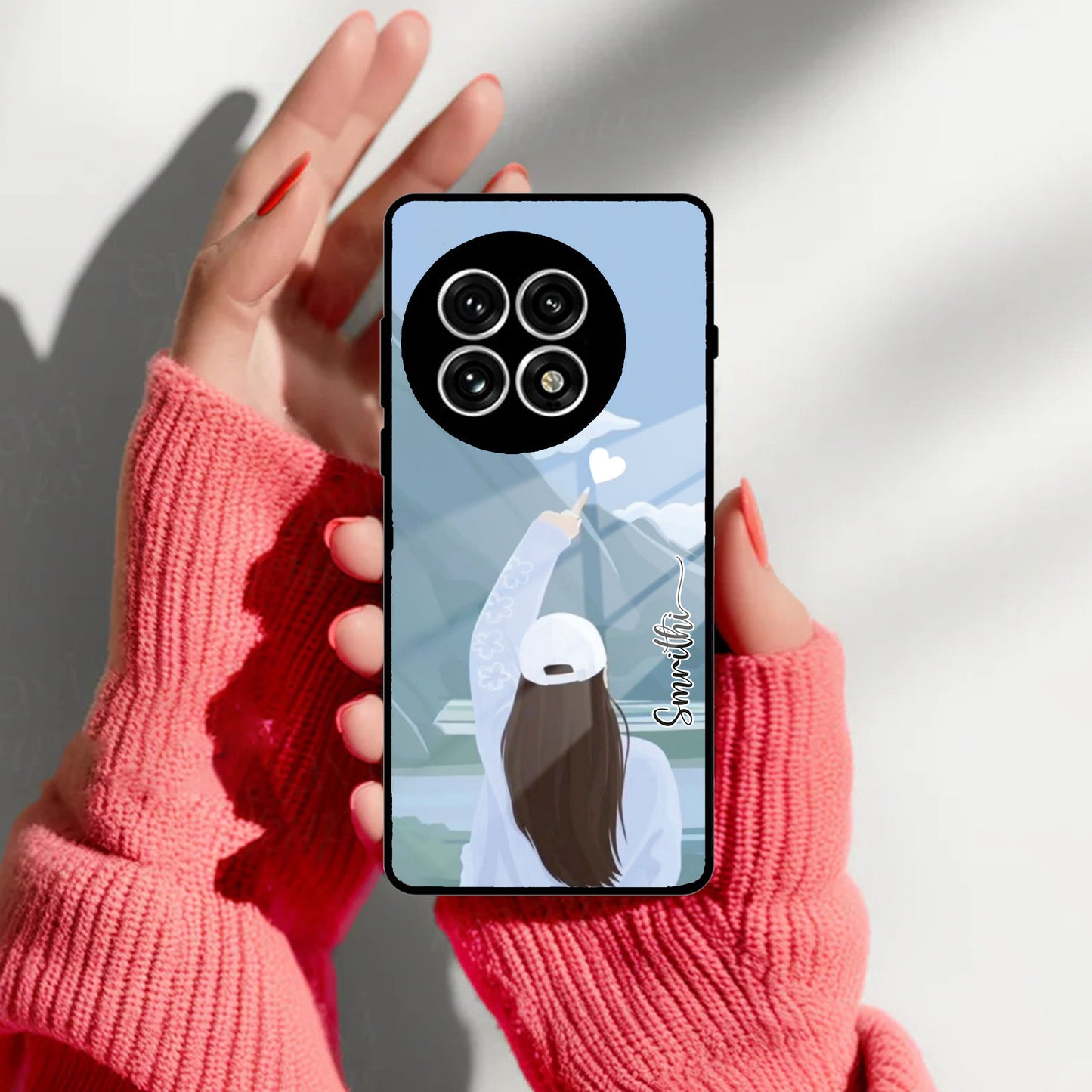 Chasing Dreams Customized Glass Case Cover For OnePlus