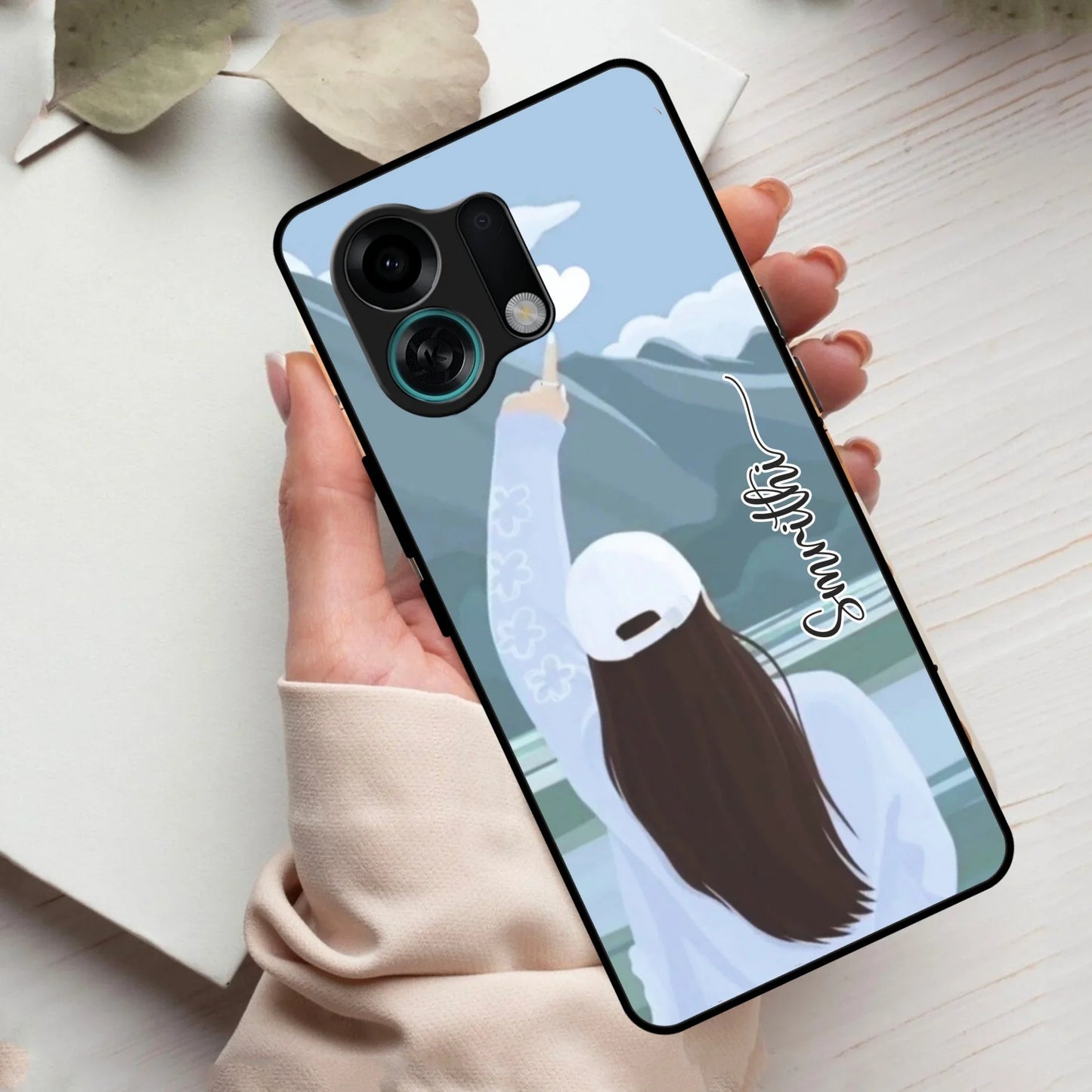 Chasing Dreams Customized Glass Case Cover For Oppo - ShopOnCliQ