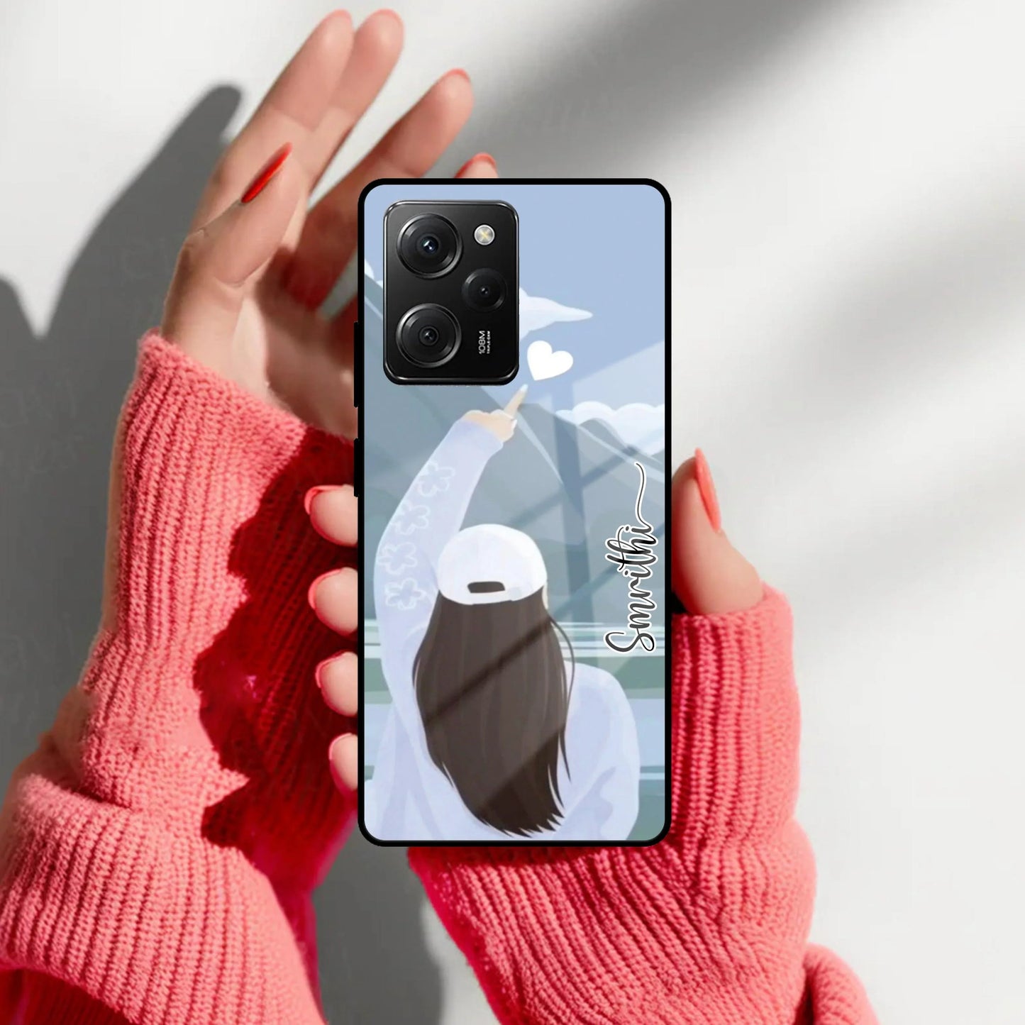 Chasing Dreams Customized Glass Case Cover For Poco - ShopOnCliQ