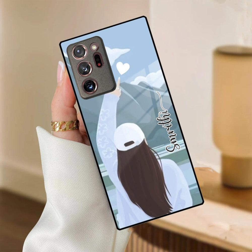 Chasing Dreams Customized Glass Case Cover for Samsung