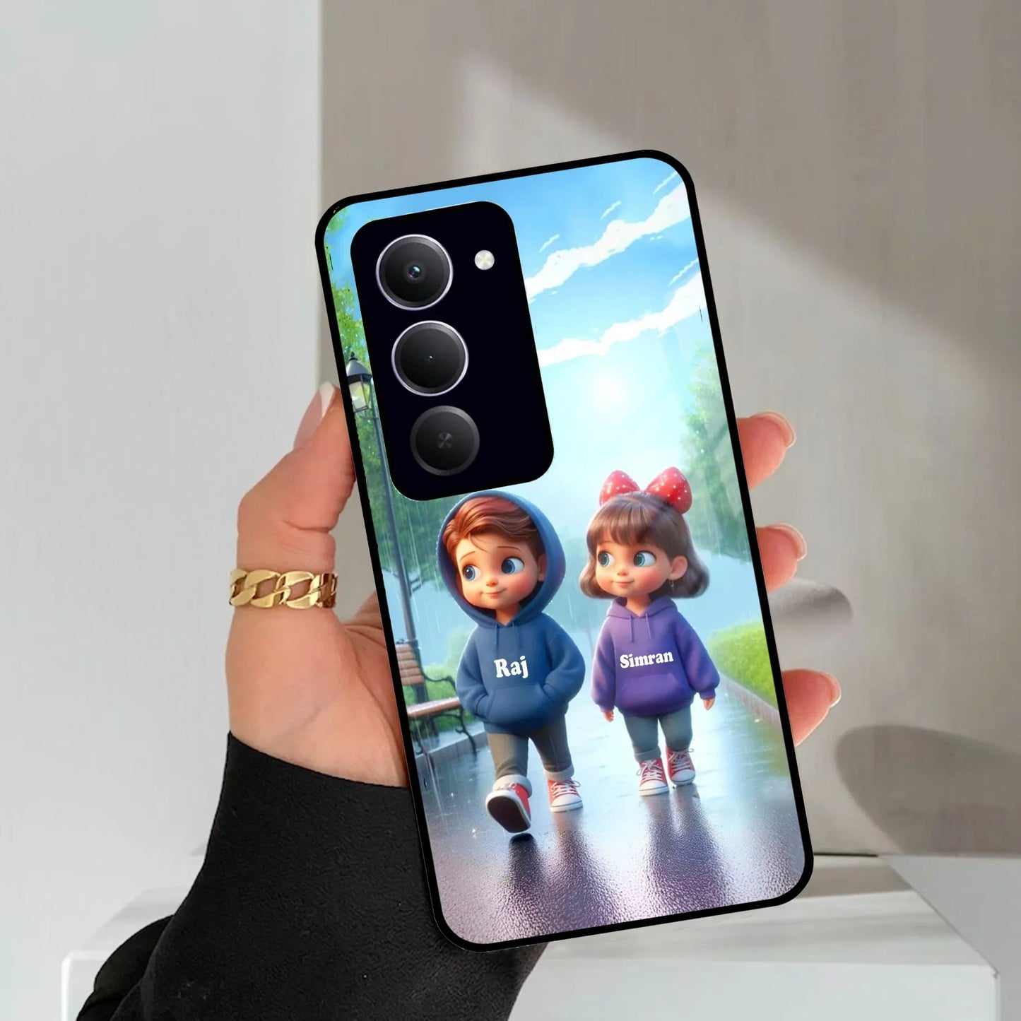 Couple Glass Case Cover For Redmi/Xiaomi - ShopOnCliQ