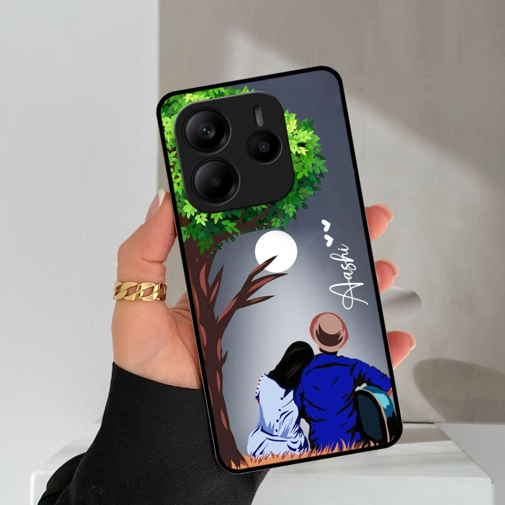 Couple Glossy Metal Case Cover For Redmi