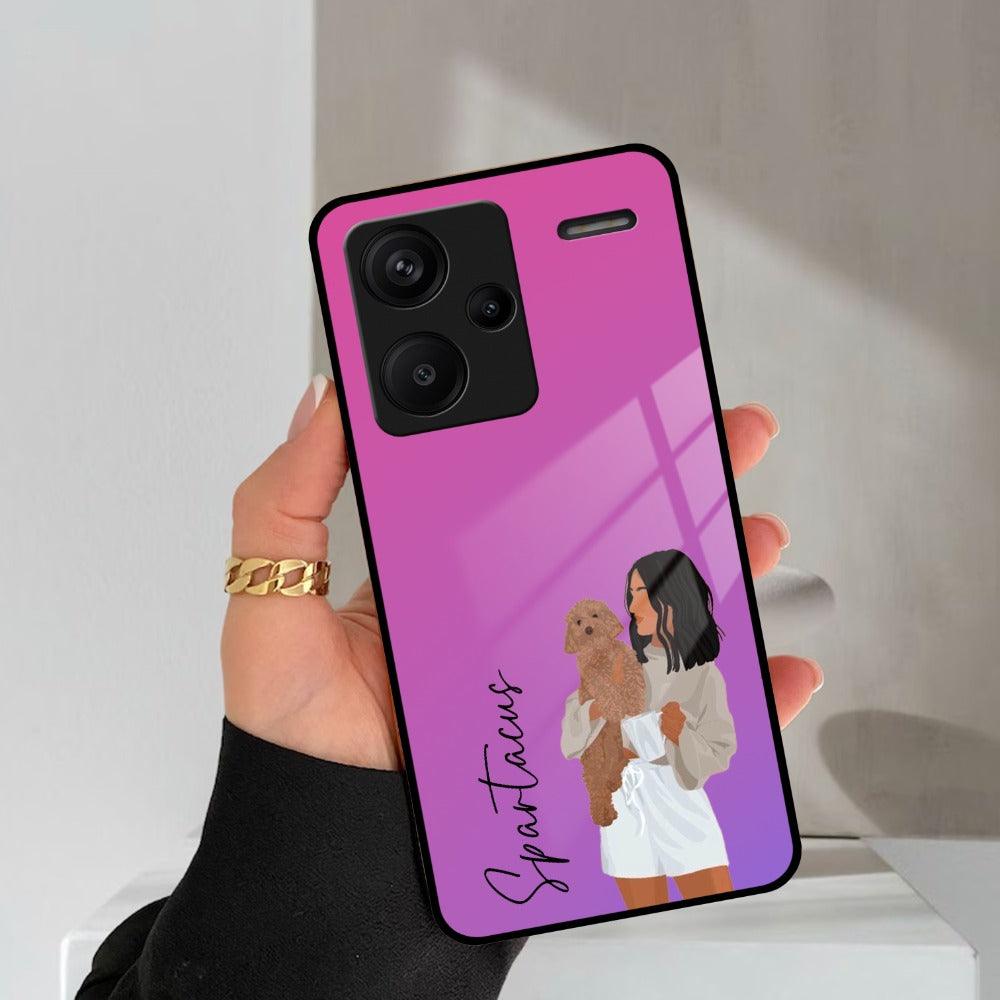 Customize Pet Name Glass Case For Redmi 12 4G - ShopOnCliQ