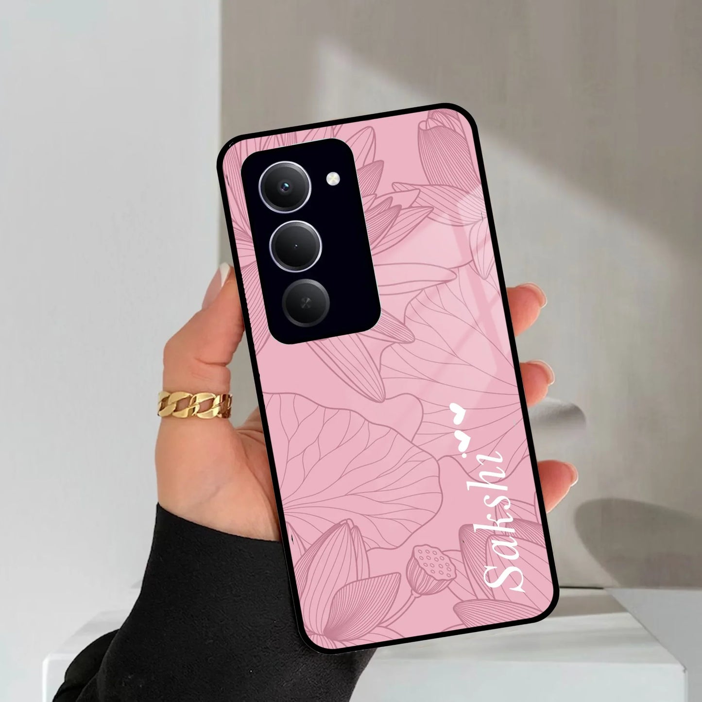 Customized luxury Peach leaves Glass Case Cover For Redmi/Xiaomi - ShopOnCliQ