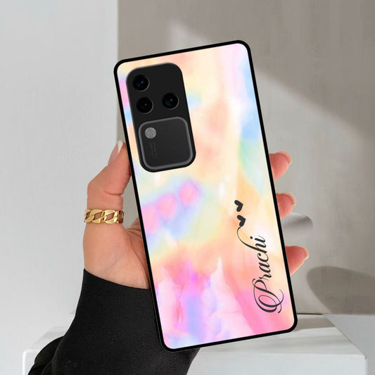 Customized Rainbow Glossy Metal Case Cover V2 For Vivo