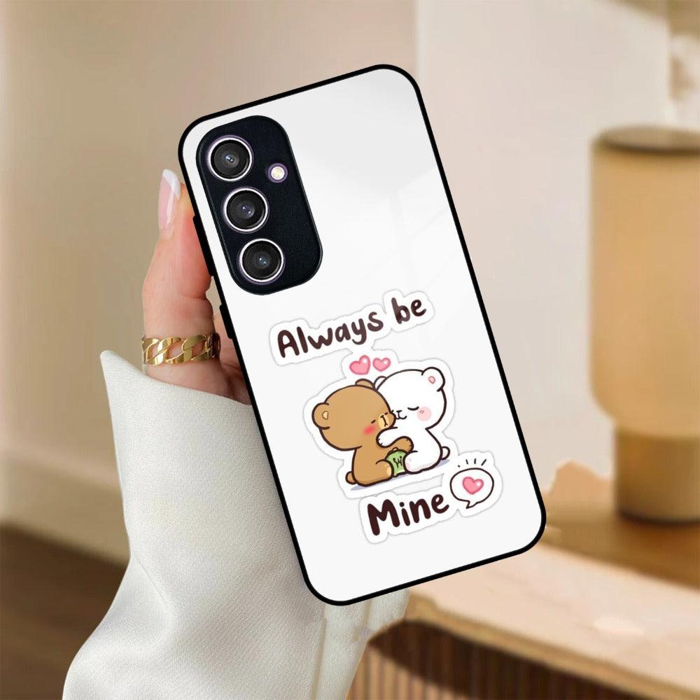 Cute Cuddle Bears Glass Case Cover For Samsung