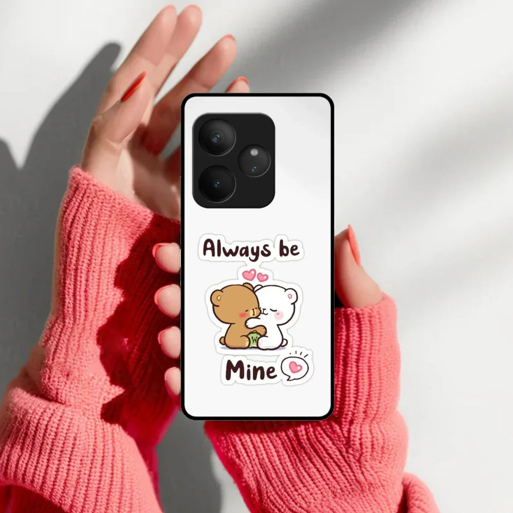 Cute Cuddle Bears Glossy Metal Case Cover For Realme - ShopOnCliQ