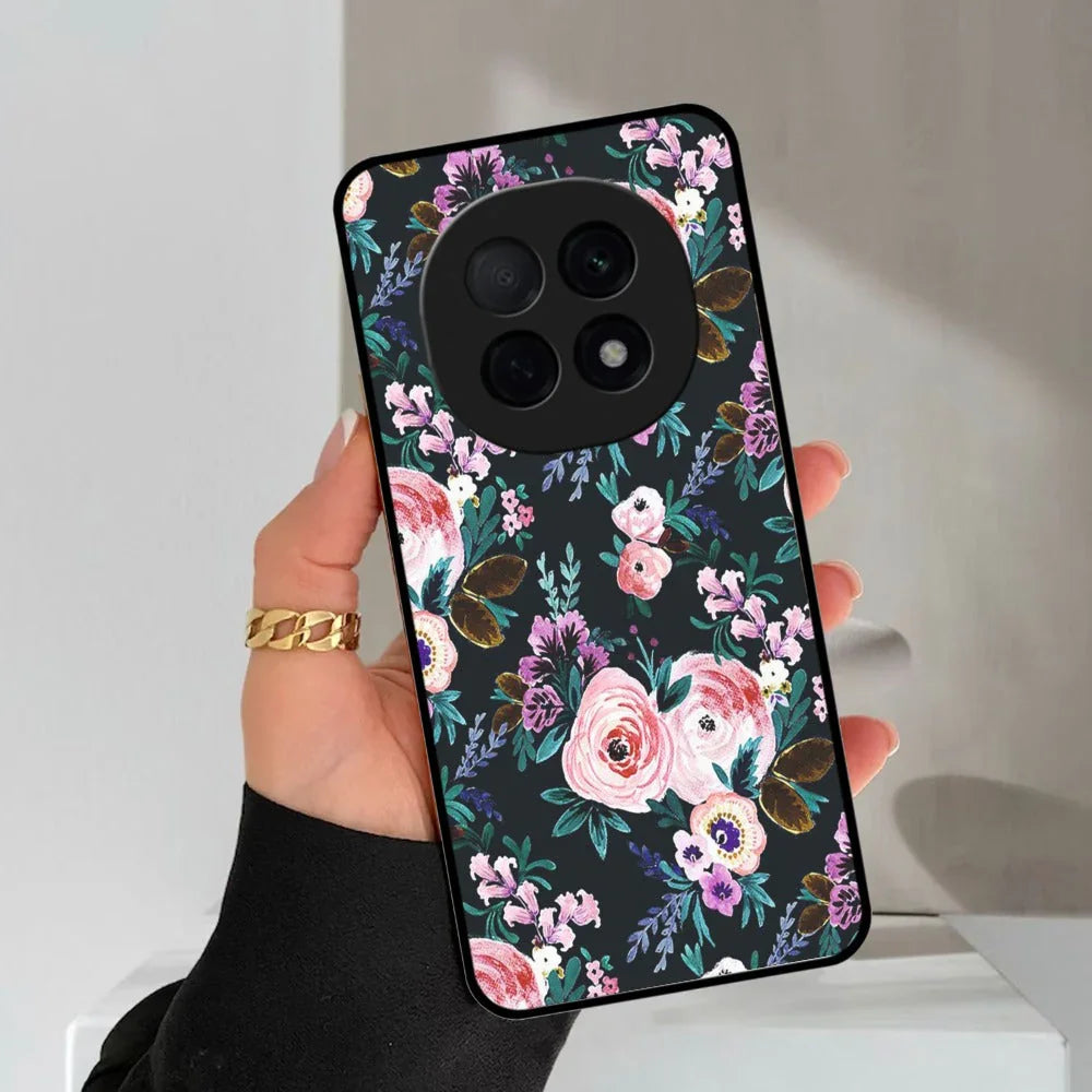 Cute Floral Glossy Metal Case Cover For Oppo - ShopOnCliQ
