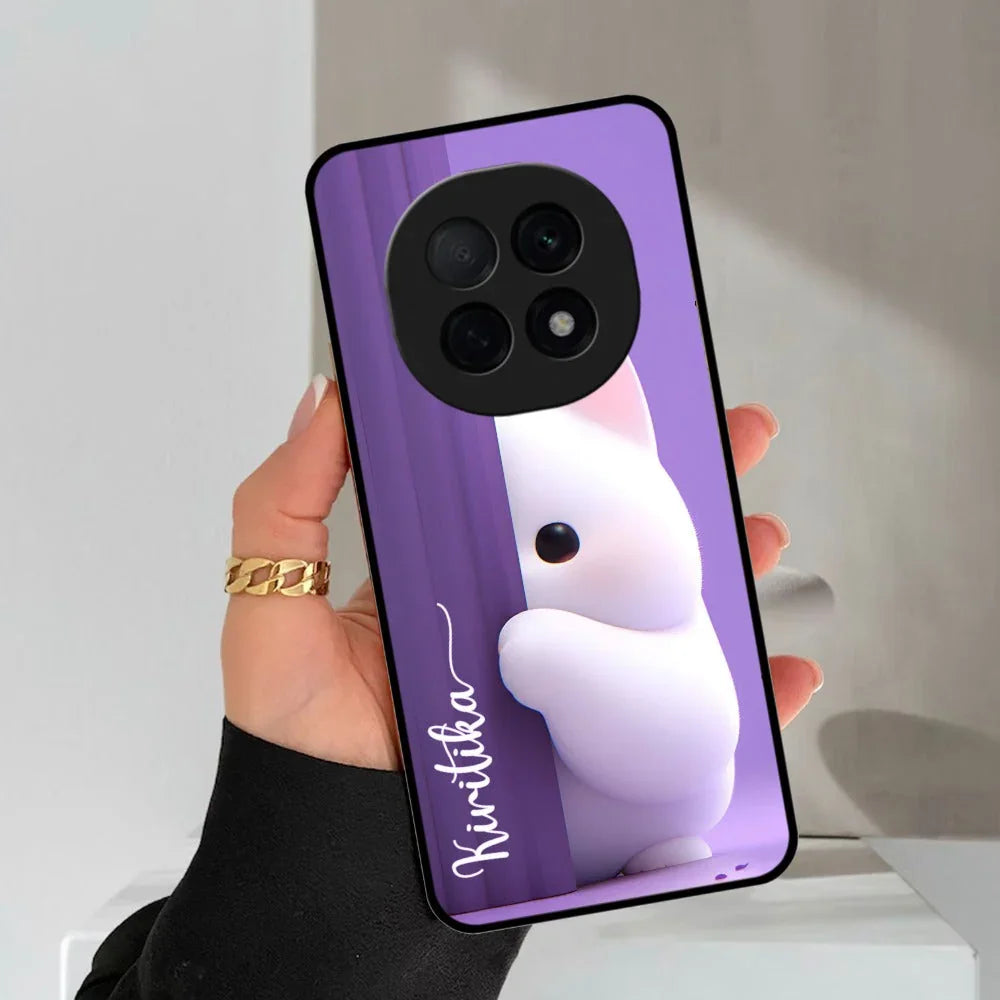 Cute Kitten Glossy Metal Case Cover For Oppo - ShopOnCliQ