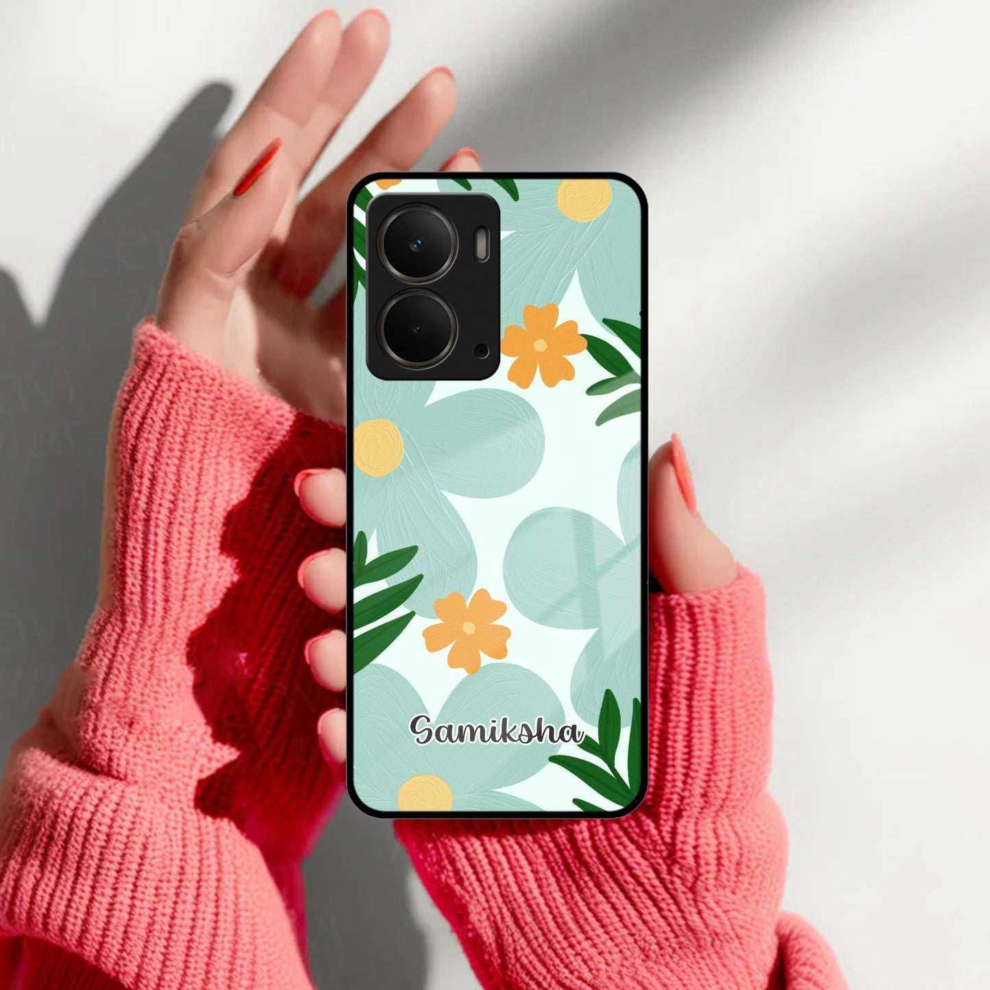 Daisy Dreams Customized Glass Case Cover For Realme/Narzo