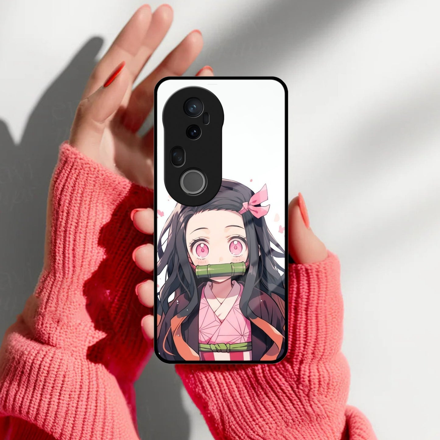 Demon Princess Glass Case Cover For Vivo