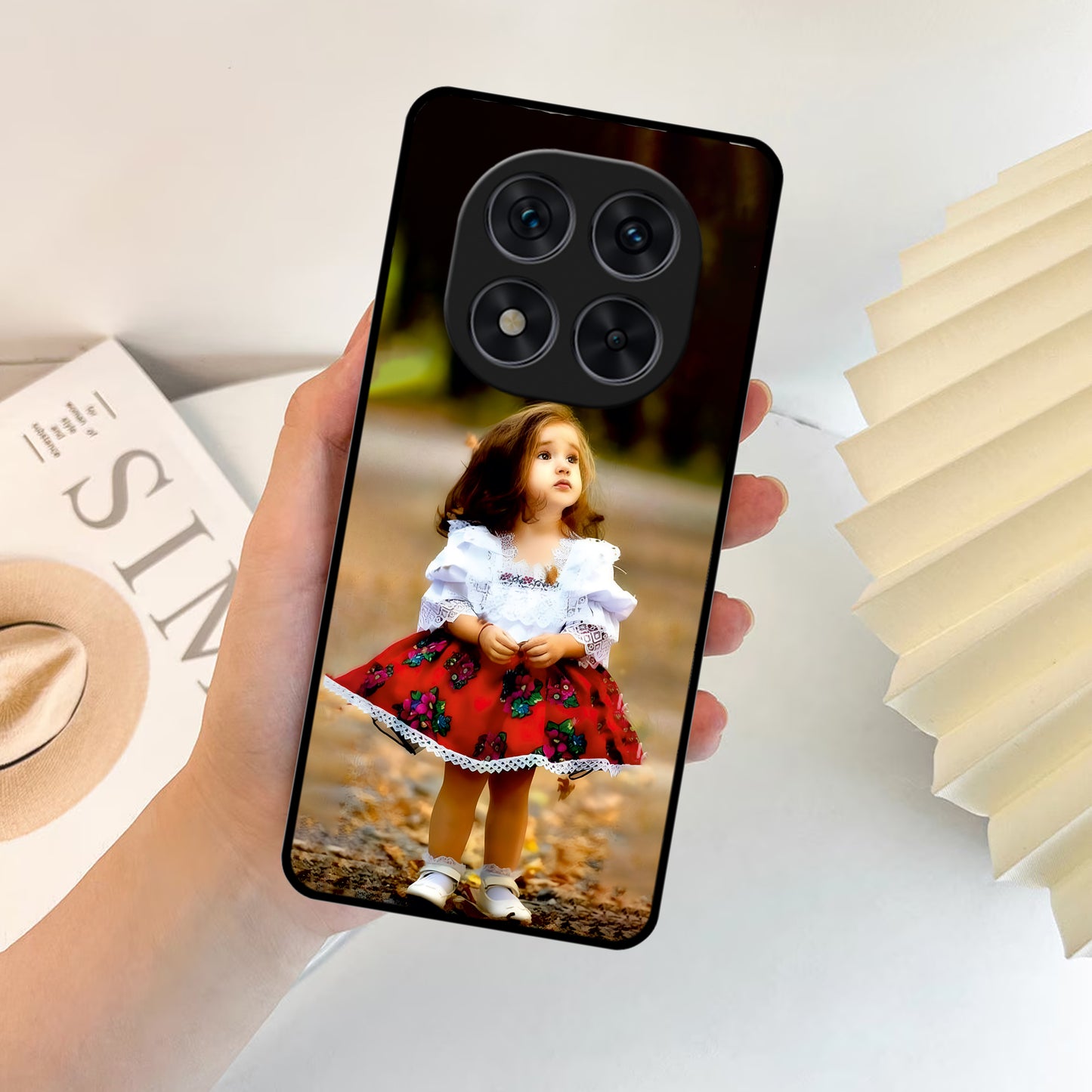 Doll Design Glossy Metal Case Cover For Redmi