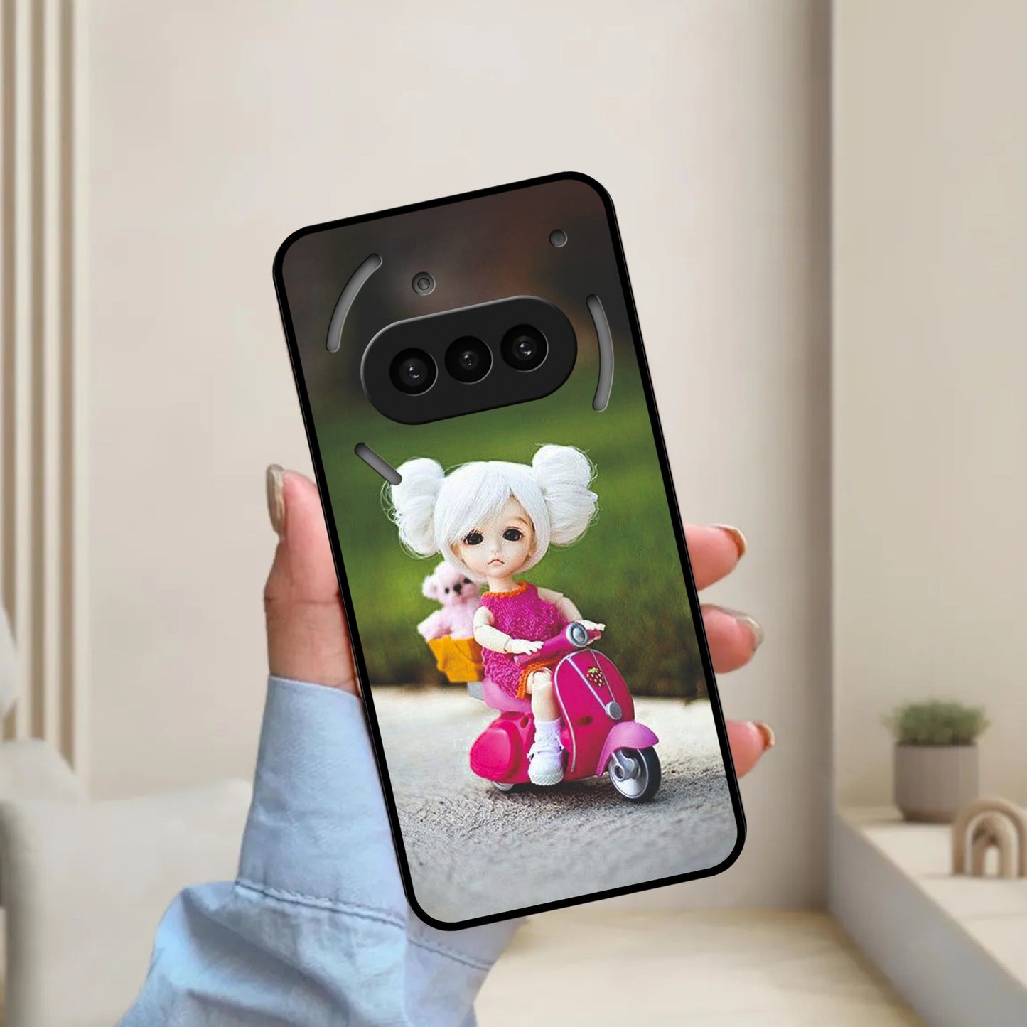 Doll Ridings Glossy Metal Case Cover For Nothing