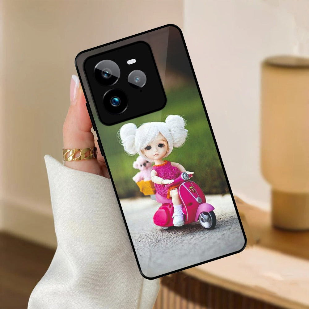 Doll Ridings Glossy Metal Case Cover For Realme