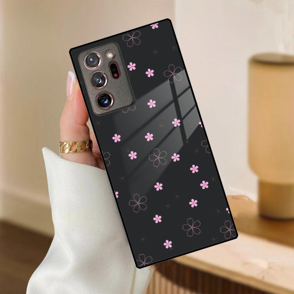 Floral Night Glass Case Cover for Samsung