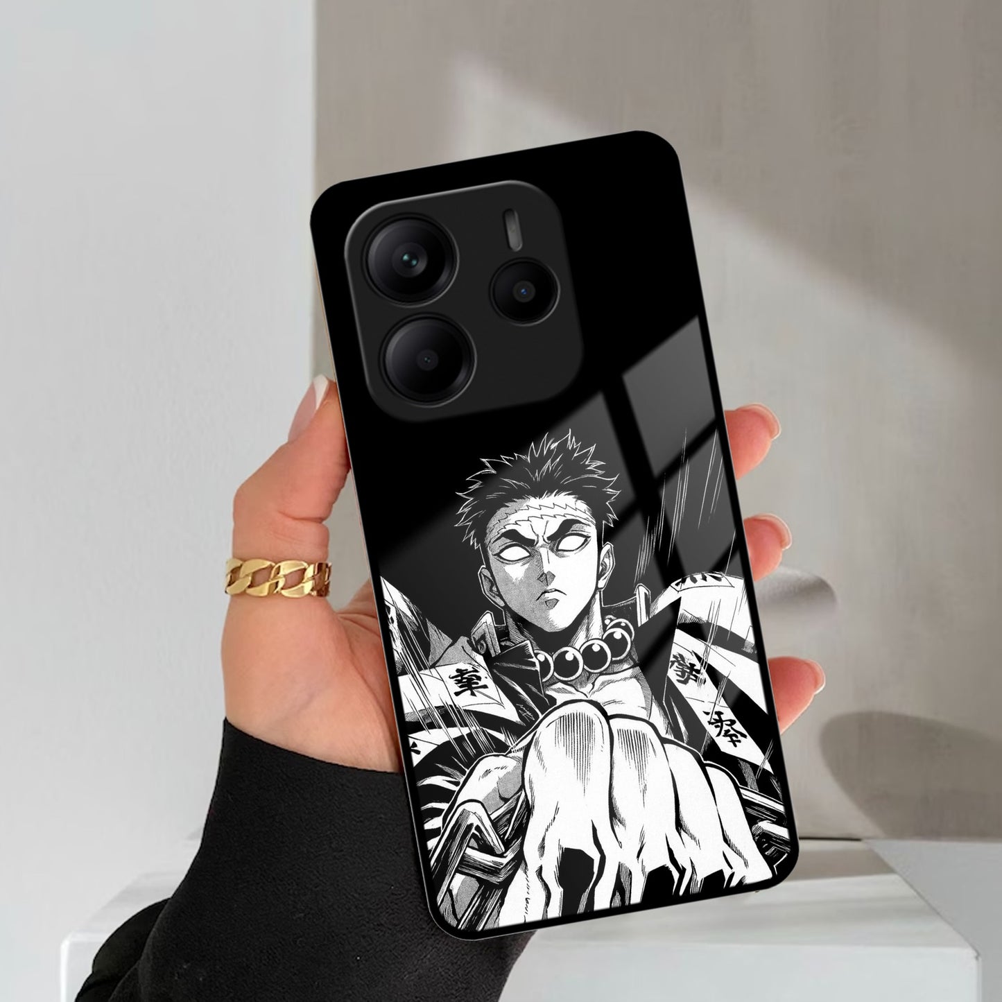 Gentle Power Glass Case Cover For Redmi